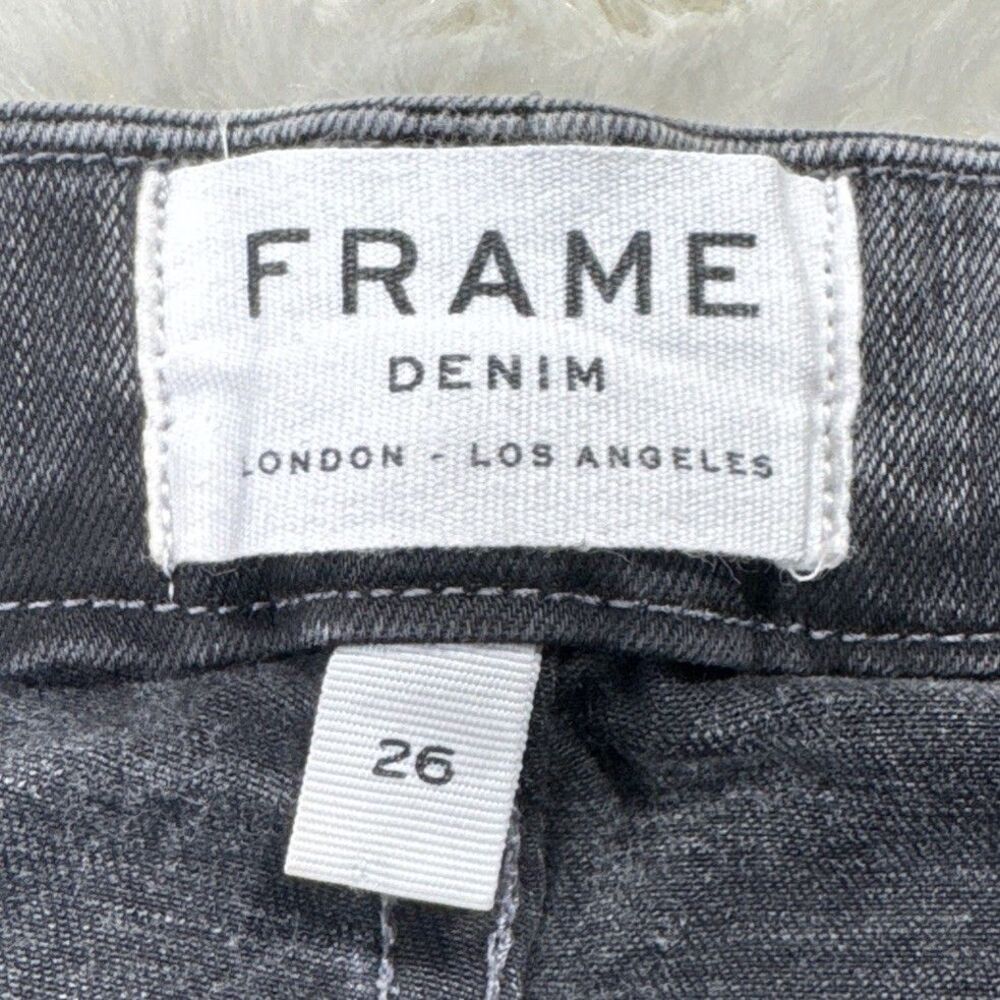 Frame Le Crop Mini Bootcut Bennington Jeans 26 (26x26.5) Stretch Denim Womens - Picture 4 of 14